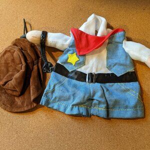 Cowboy Cat Costume, XS